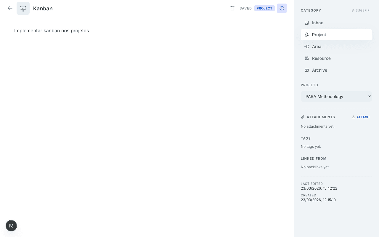 Note editor